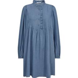 Co'Couture Tituscc Denim Dress - Denim Blue