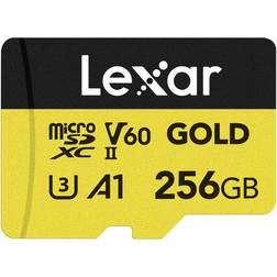 LEXAR Professional GOLD microSDXC Class 10 UHS-II U3 V60 A1 280/180MB/s 256GB