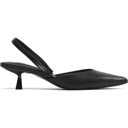 Only Pointed Toe Strap - Black