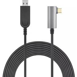 Nordic FVRCA50 VR Link Cable for Oculus Quest 2 3.2 Gen2 USB C - USB A M-M 5m