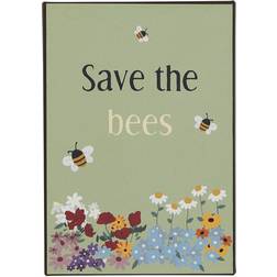 Ib Laursen Save the Bees Black Billede 14x20cm