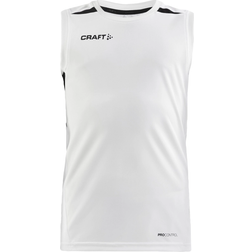 Craft Sportswear Kid's Pro Control Impact Training Shirt - White/Black (1908236-900999)