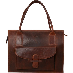 Adax Ragusa Valentina Shopping Bag - Dark Brown