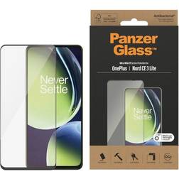 PanzerGlass Ultra-Wide Fit AntiBacterial Screen Protector for OnePlus Nord CE 3 Lite