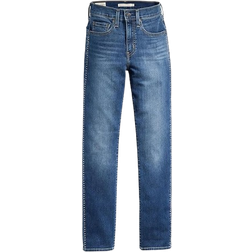 Levi's 724 High Rise Straight Jeans - Shine On Diamond/Blue