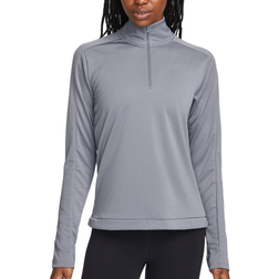 Nike Women's Dri-FIT Pacer 1/4-Zip Sweatshirt - Smoke Grey