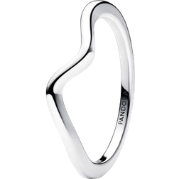 Pandora Polished Wave Ring - Silver