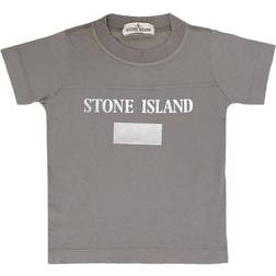 Stone Island Junior Logo Printed T-shirt - Grey