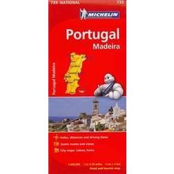 Michelin Portugal, Madeira Road and Tourist Map (Falset, 2012)