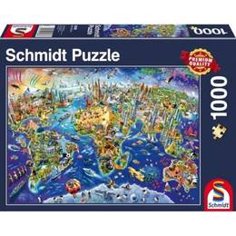 Schmidt Discover the World 1000 Pieces