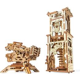 Ugears Archballista-Tower Mechanical Model Kit 292 Pieces