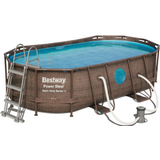 Bestway Power Steel Swim Vista Oval Pool Set 4.27x2.50m