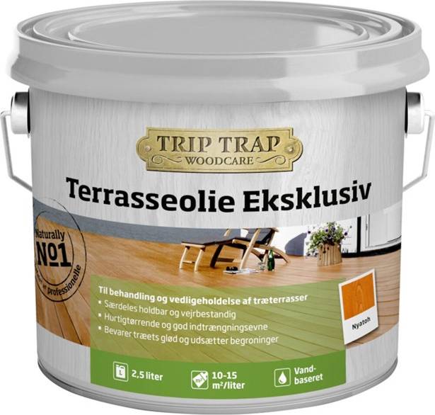 Trip trap terrasseolie Trip trap Terrace Exclusive Olie Brun 2.5L