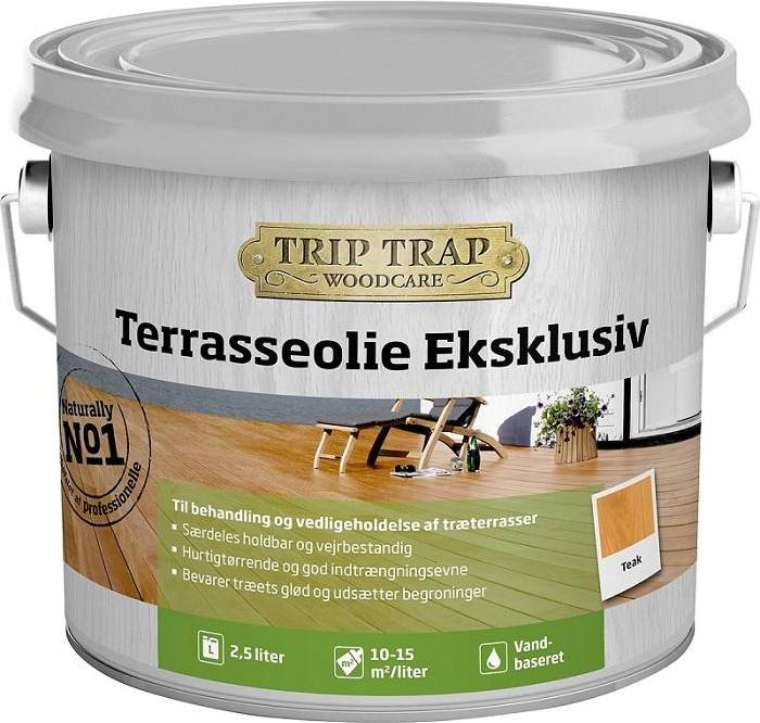 Trip trap terrasseolie Trip trap - Olie Teak 2.5L