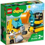 Duplo Lego Duplo Lastbil og Gravemaskine på Larvefødder 10931