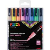 Overstregningstuscher Uni Posca PC-3M Pastel Colours Fine Bullet 8-pack