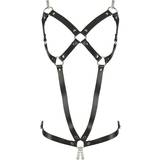 Lingerie & Kostumer Sexlegetøj på tilbud ZADO Fetish Leather Harness with Chains