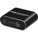 Hdmi audio extractor Kabler INF HDMI-HDMI/SPDIF/3.5mm F-F Adapter
