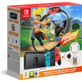 Spillekonsoller Nintendo Switch - Red/Blue - Ring Fit Adventure Set