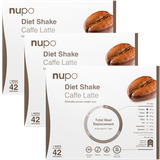 Kosttilskud Nupo Diet Shake Caffe Latte 1344g