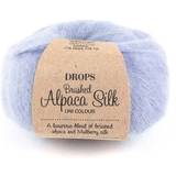 Hobbymaterialer på tilbud Drops Brushed Alpaca Silk 140m