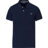 Gant Pique Polo Shirt - Evening Blue