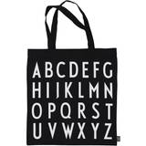 Stoftasker på tilbud Design Letters Favourite Tote Bag ABC - Black