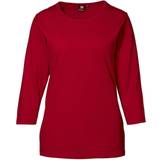 T-shirts Dametøj ID Pro Wear 3/4 Sleeves Ladies T-shirt - Red
