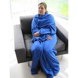 Plaider Borg Living Snuggie with Sleeves Blå (180x130cm)