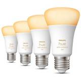 Philips Hue White Ambiance 800lm LED Lamps 6W E27 4-pack