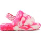UGG Kid's Fluff Yeah Marble Slide - Pink Rose/Seashell Pink