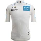 Santini Best Young Rider Replica Tour De France Short Sleeve Jersey Men - White