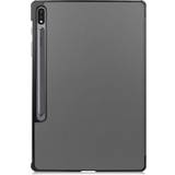 Samsung galaxy tab s7 lite Tablets INF Samsung Galaxy Tab S7 Plus FE Lite Tri-fold etui PU læder PC grå