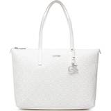 Totes / Shoppingtasker Calvin Klein Large Recycled Tote Bag - White Mono