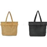 Nettasker Luna Cove Womens/Ladies Paperstraw Shopper Bag (One Size) (Black)