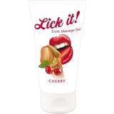 Massageolier Sexlegetøj Laid Lick it! Erotic Massage Gel Cherry 50ml