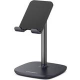 Ipad 8 Tablet Tilbehør Ugreen Holder Stand Phone Stand Phone Holder Adjustable Phone Holder Smartphone Stand Compatible with iPhone 11 Pro X 8 Plus, Samsung M30s M20 S10, Huawei P30 Pro P20 Pro, iPad Mini 2 3 4 Black