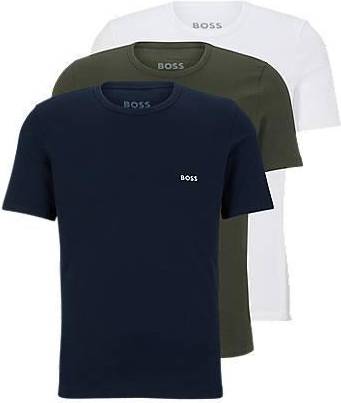 HUGO BOSS Undershirt 3-pack - Blue/Green/White • Pris