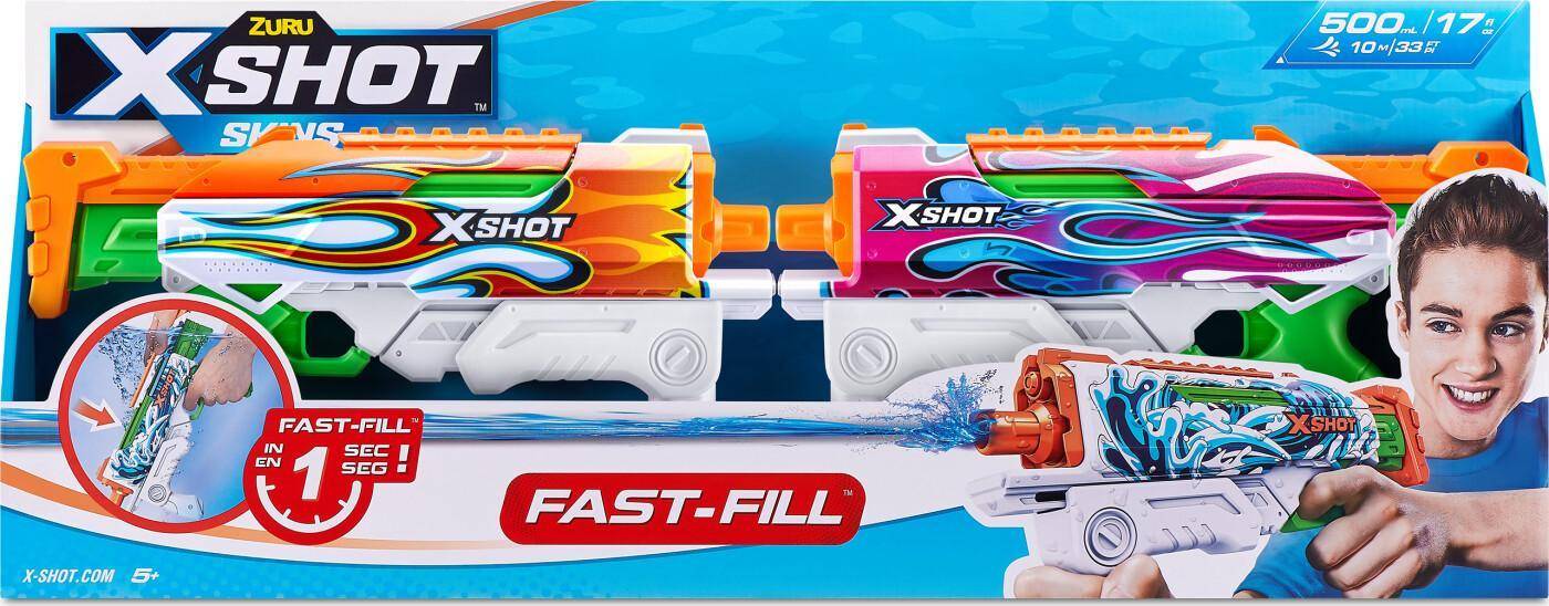 Zuru X Shot Water Fast Fill Skins Hyperload Water Blaster 2 Pack • Pris