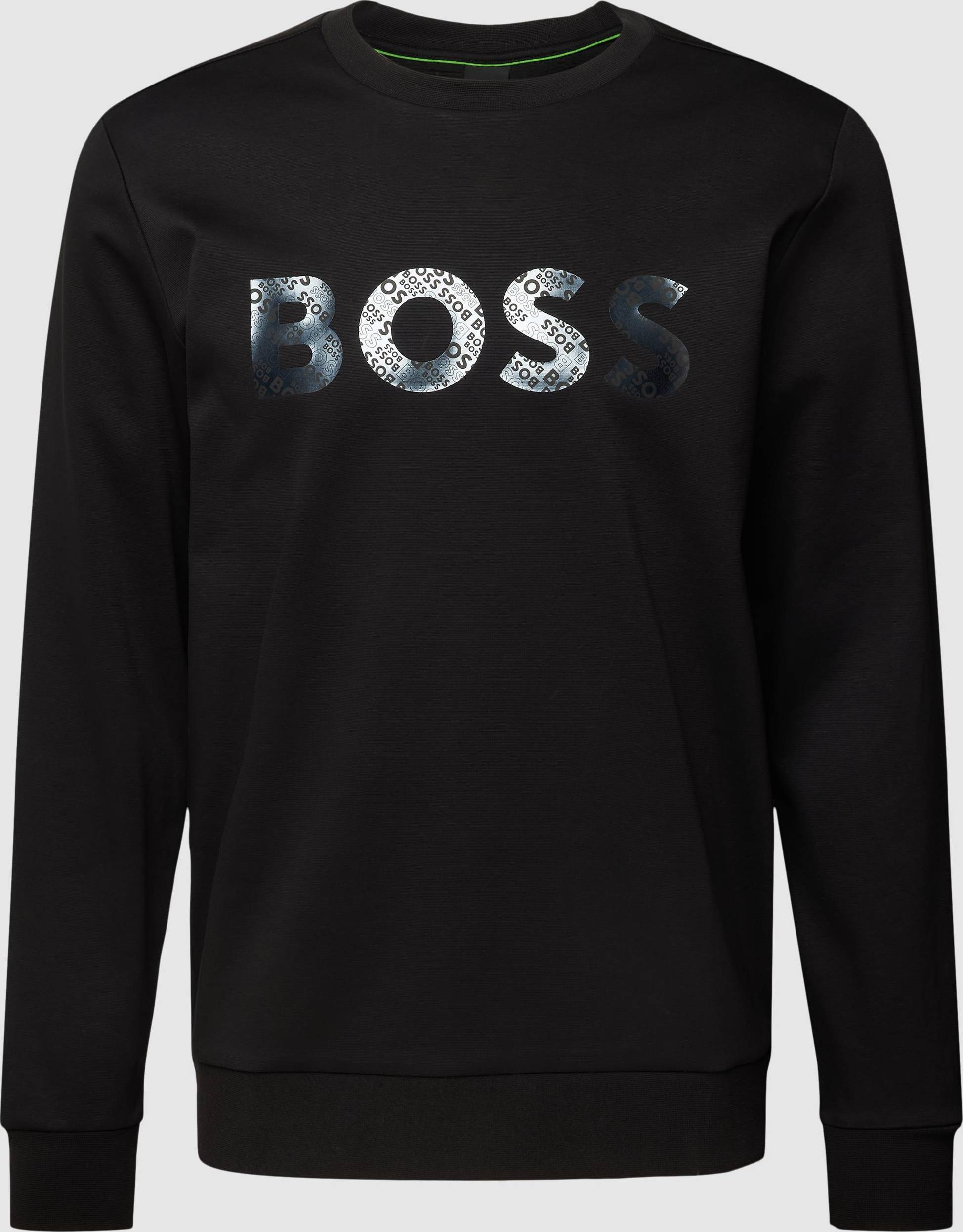 HUGO BOSS Salbo Mirror Sweatshirt, Sort • Priser