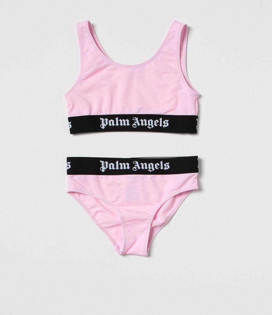 Palm Angels Swimsuit Kids colour Pink • Se priser