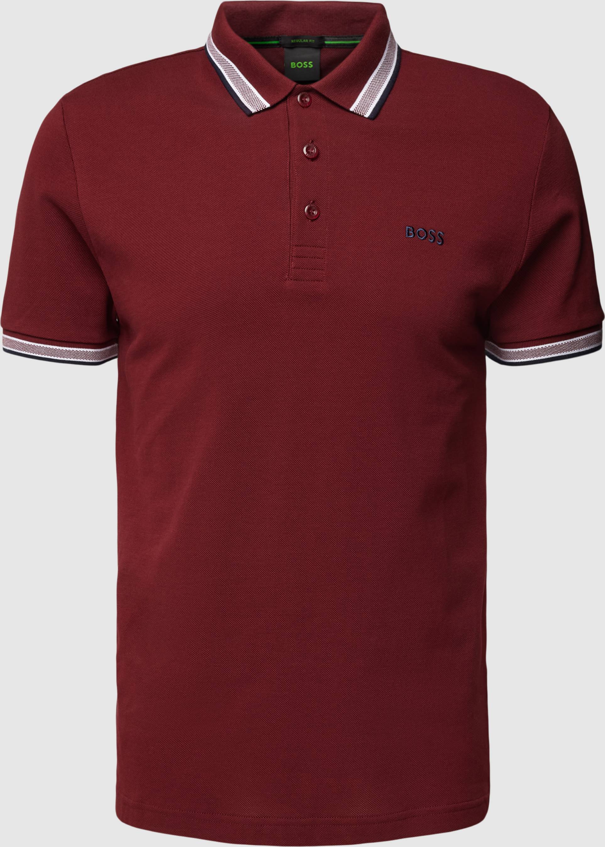 HUGO BOSS Polo T-shirt, Rød • Find den bedste pris