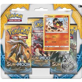 Pokémon Sun & Moon Booster Packs with Bonus Litten Promo ...