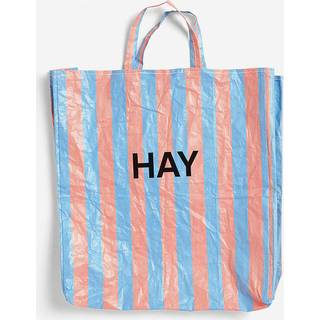 Hay Candy Stripe Shopper XL - Blue/Orange