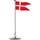 Georg Jensen Fødselsdagsflag Dekorationsfigur 39cm