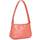 Adax Unlimit Kerry Croco Print Shoulder Bag - Orange