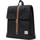 Herschel City Mid-Volume Backpack - Black/Tan Synthetic Leather