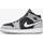Nike Air Jordan 1 Mid SE GS - Black/White/Light Smoke Grey/University Red