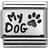 Nomination Composable Classic Link My Dog Charm - Silver/Black