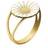 Mads Z Marguerit Ring - Gold/White